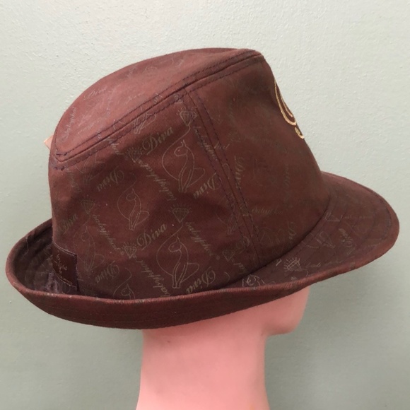 Baby Phat By Kimora Lee Simmons Women\'s Brown Pork Pie Fedora Hat One Size / NWT main image 7